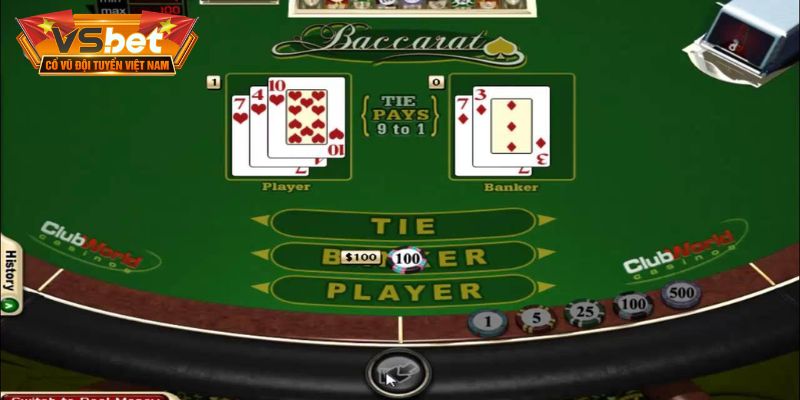 Giới thiệu sảnh cược Baccarat VSBET đẳng cấp