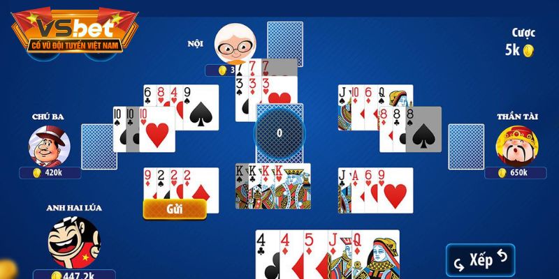 Quy tắc cược và tính điểm Phỏm VSBET chuẩn xác