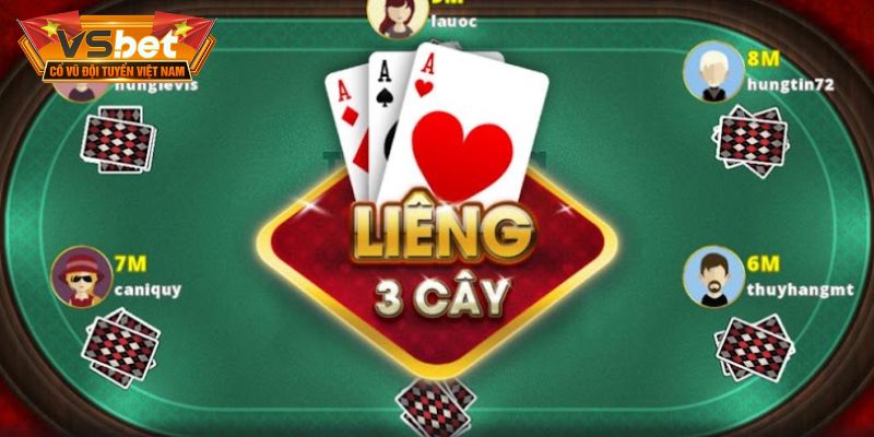 Sảnh game bài Liêng VSBET đẳng cấp uy tín
