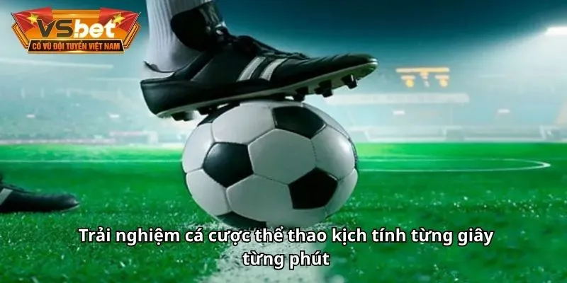 Trải nghiệm cá cược thể thao kịch tính từng giây từng phút